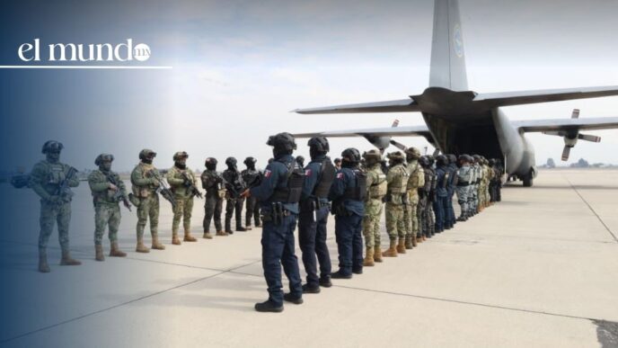 Trasladan a 37 reos del penal del Altiplano de México a Estados Unidos