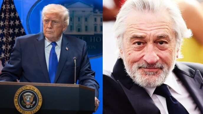 Donald Trump responde a críticas del actor Robert De Niro