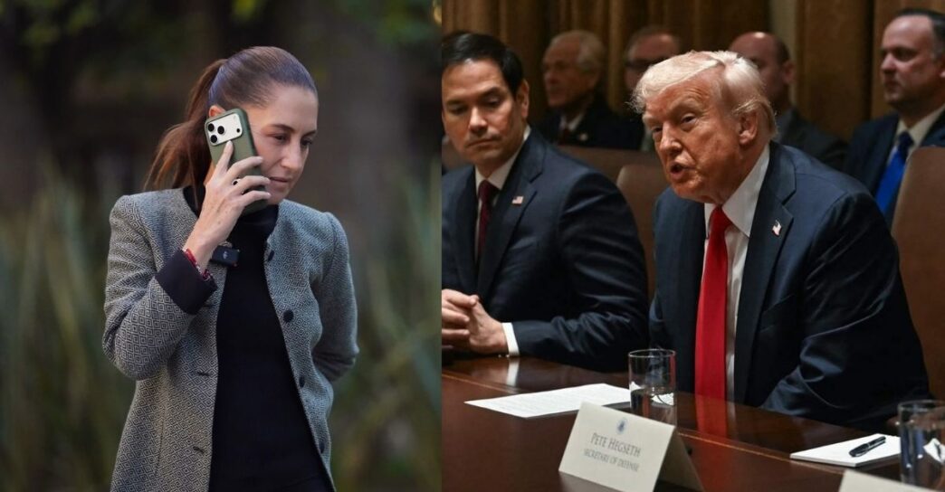 Claudia Sheinbaum y Donald Trump sostienen llamada tras abatimiento de "El Mencho"