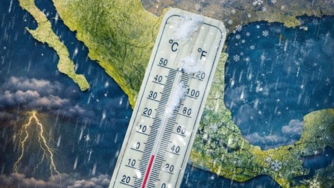 Frente frío número 33 genera descenso de temperatura y lluvias en noreste y oriente de México